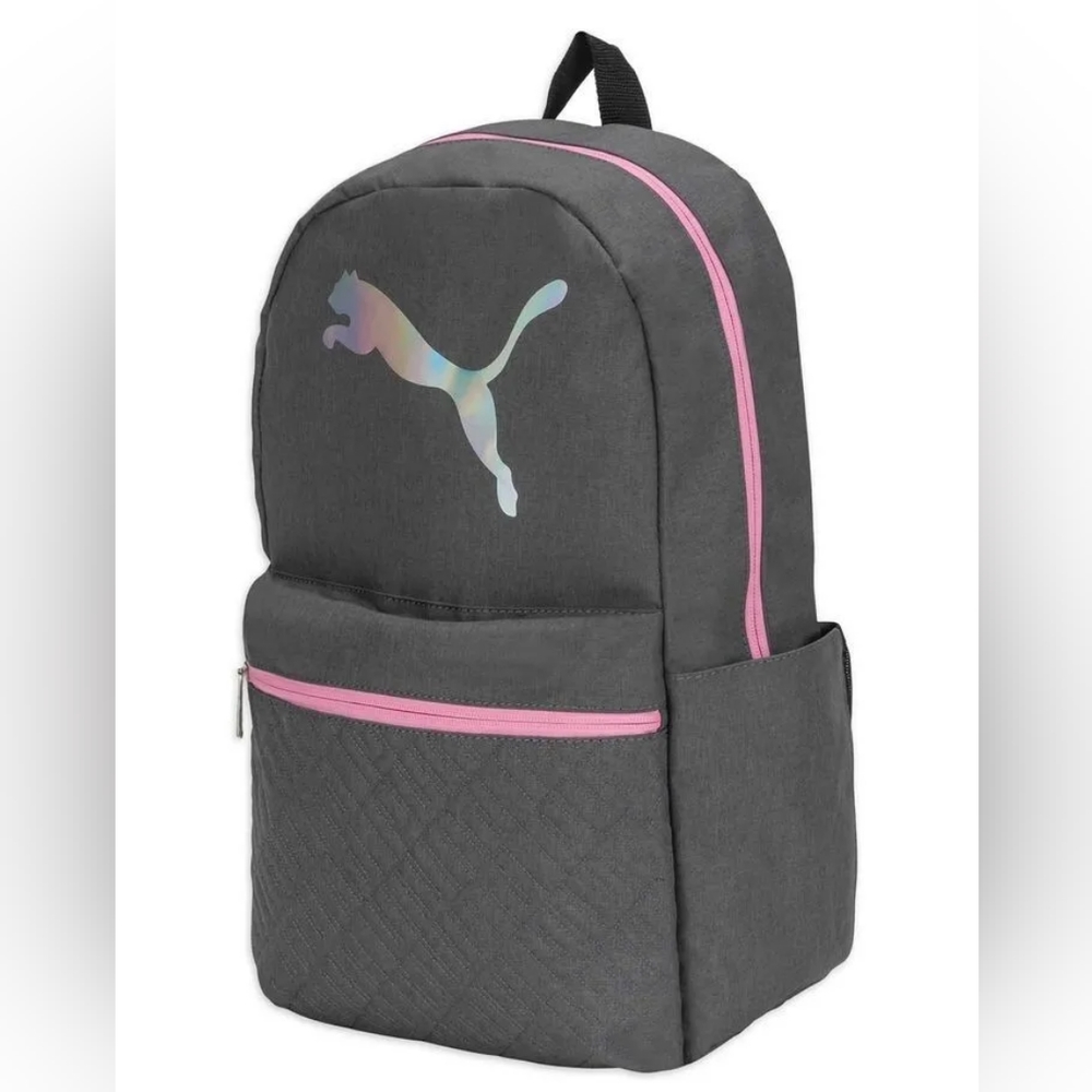 🙀PUMA EVERCAT Rhythm Backpack in Pink/Gray/Silver